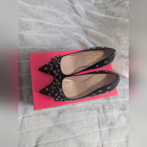 Kate Spade Vero Cuoio heels Sz: 5B - Picture 2 of 3